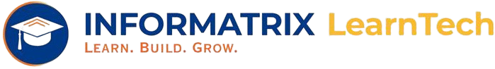 INFORMATRIX LearnTech Logo - Leading IT Training Institute